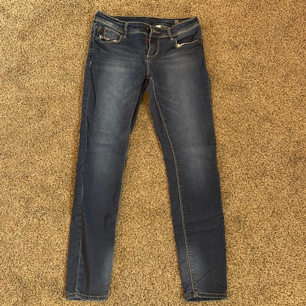 Buffalo David Bitton Dark Blue Skinny Jeans